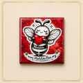 Matilda Bee Signature Premium Square Fridge Magnet - MatildaBee.org Edition