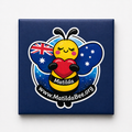 Matilda Bee Magnet – True Blue Aussie Wings Edition