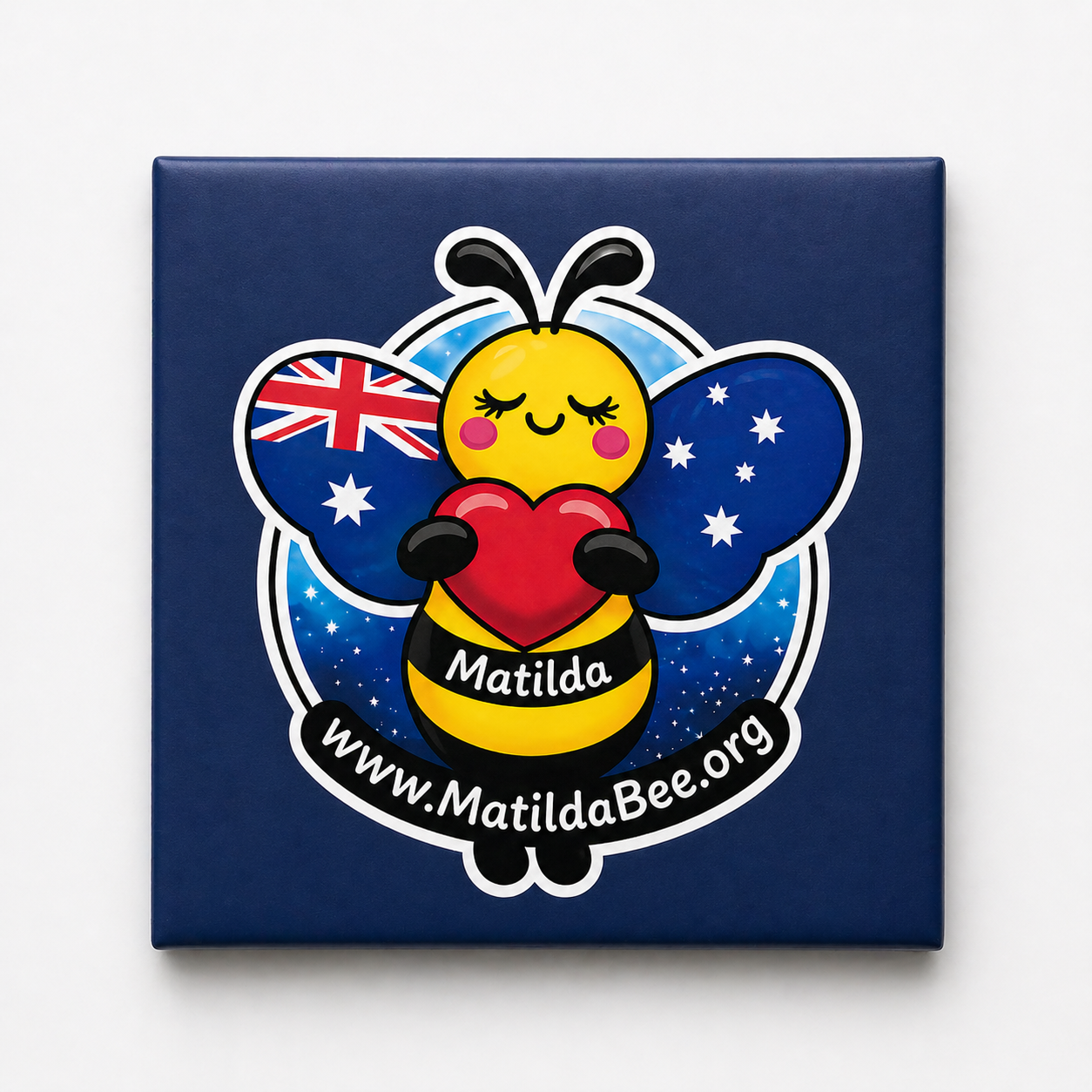 Matilda Bee Magnet – True Blue Aussie Wings Edition
