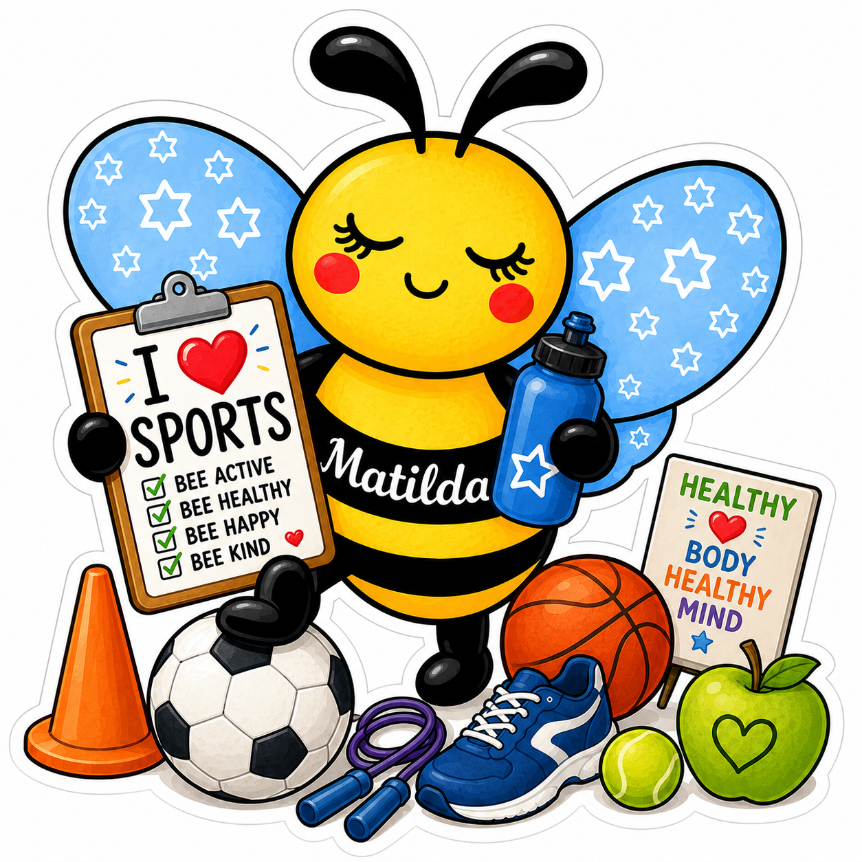 Free Matilda Bee Sticker Bundle - School Kids Edition