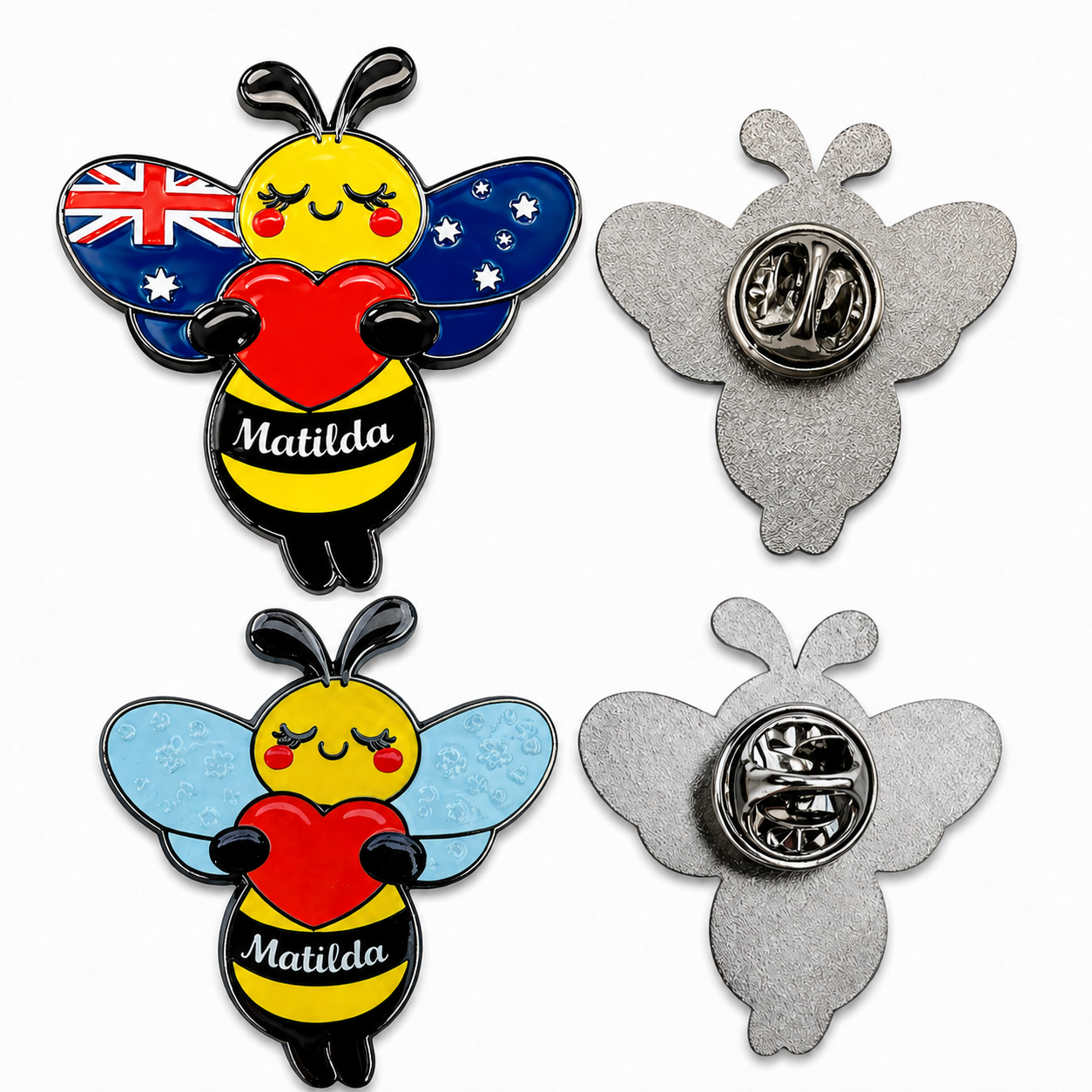 Premium Matilda Bee Lapel Pin Bundle
