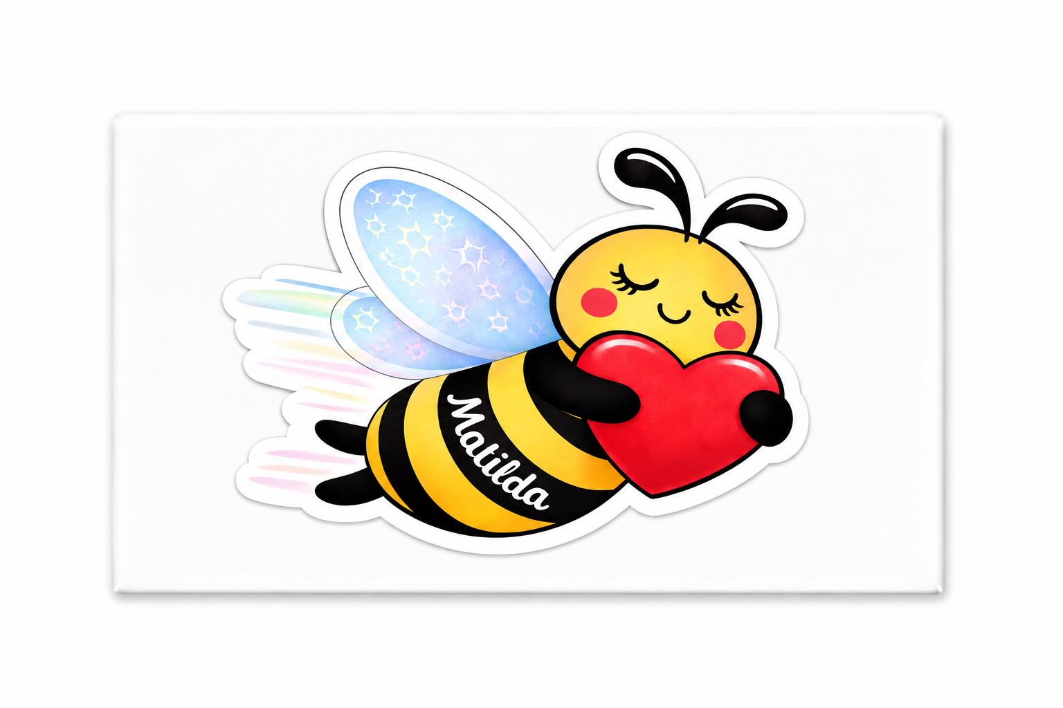 Matilda Bee Fridge Magnet - Flying Bee Edition