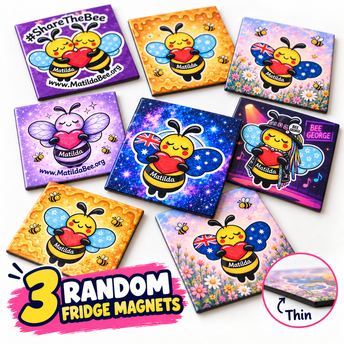 Matilda Bee Magnet Bundle