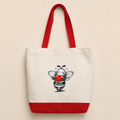 Sold Out! Expected to be available mid June. Matilda Bee Canvas Tote Bag