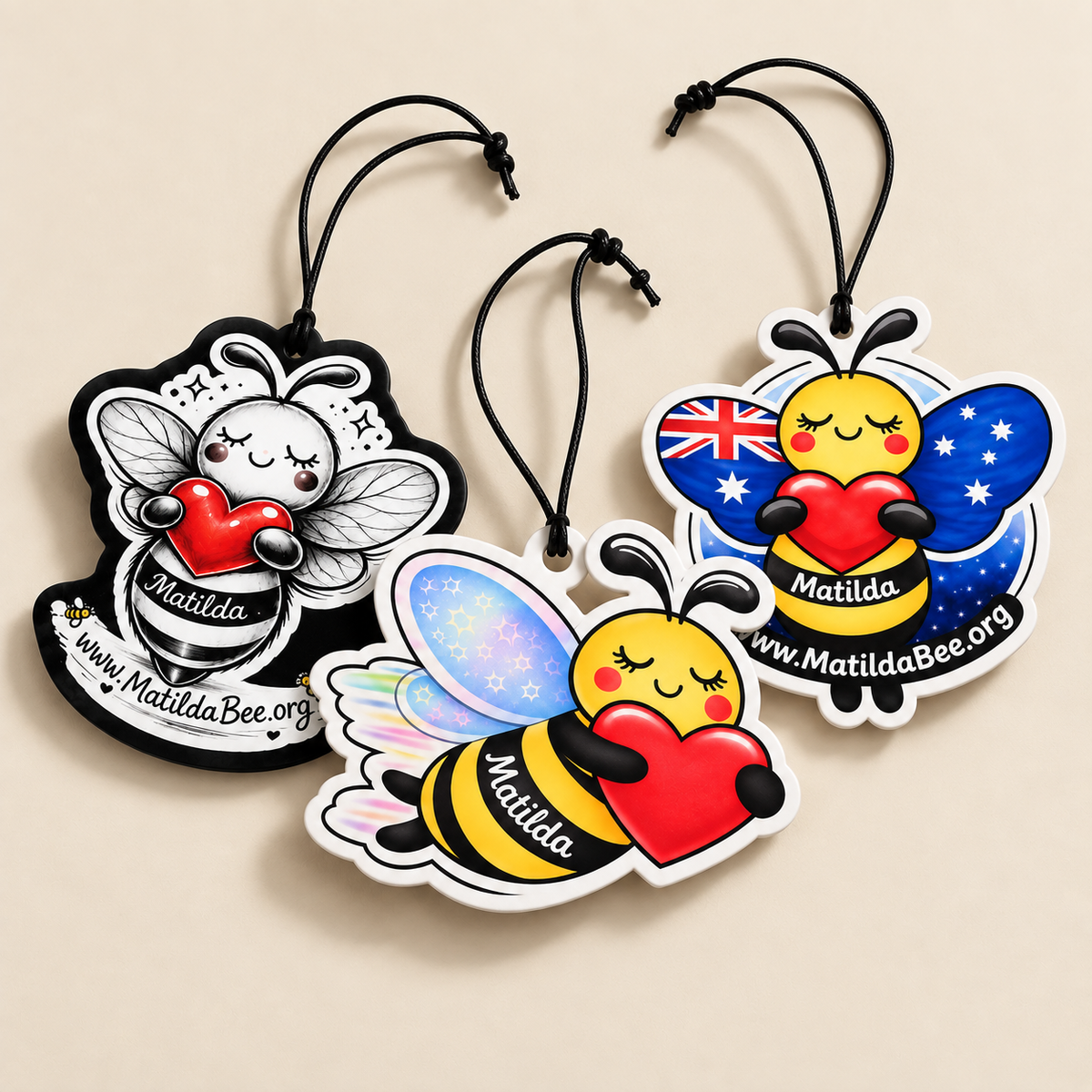 Matilda Bee Hanging Car Air Freshener Bundle