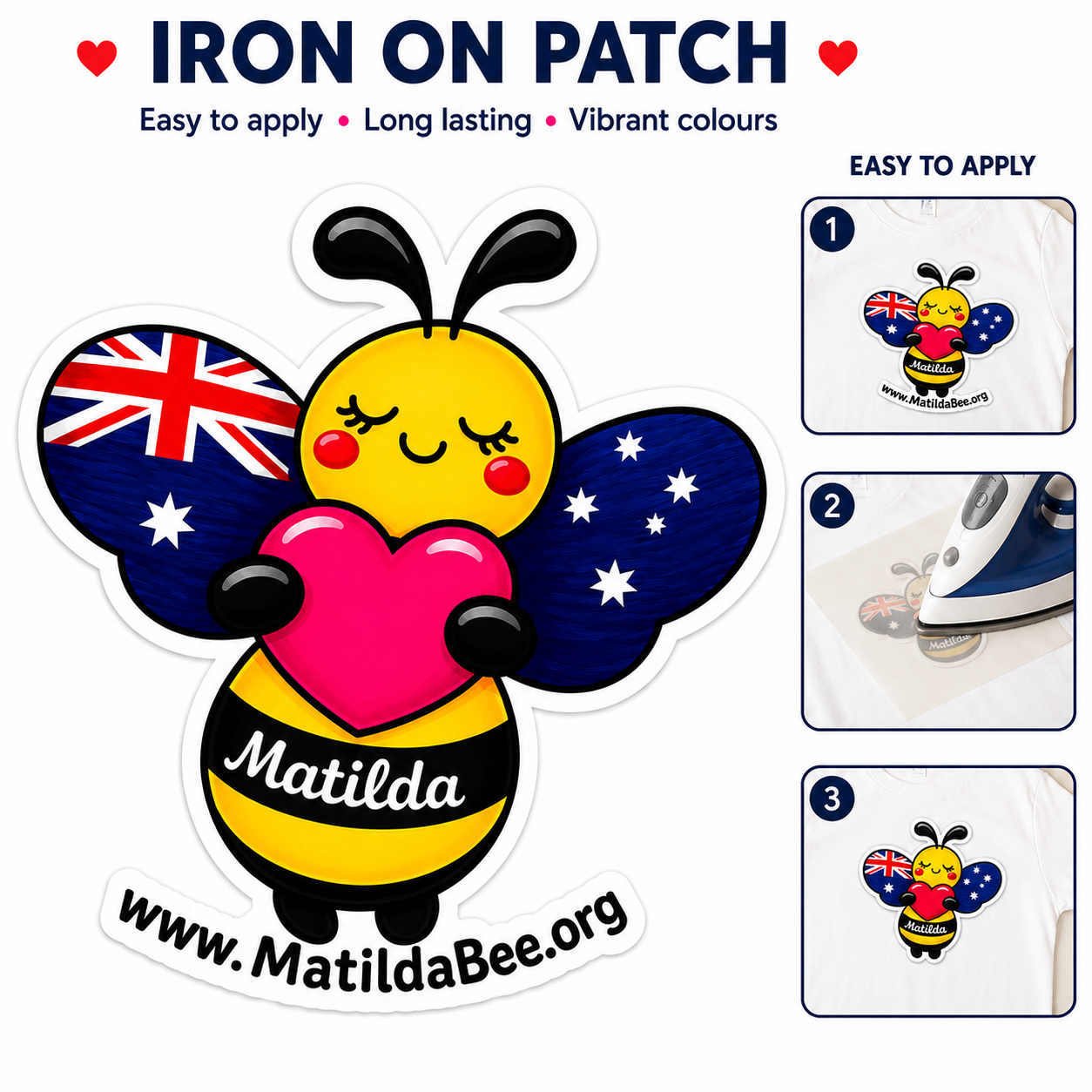 City to Surf 2026 Special Iron-On Patch Bundle