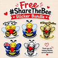 Free Matilda Bee Sticker Bundle