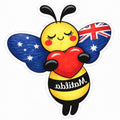 Matilda Bee Temporary Tattoo – Aussie Wings Edition