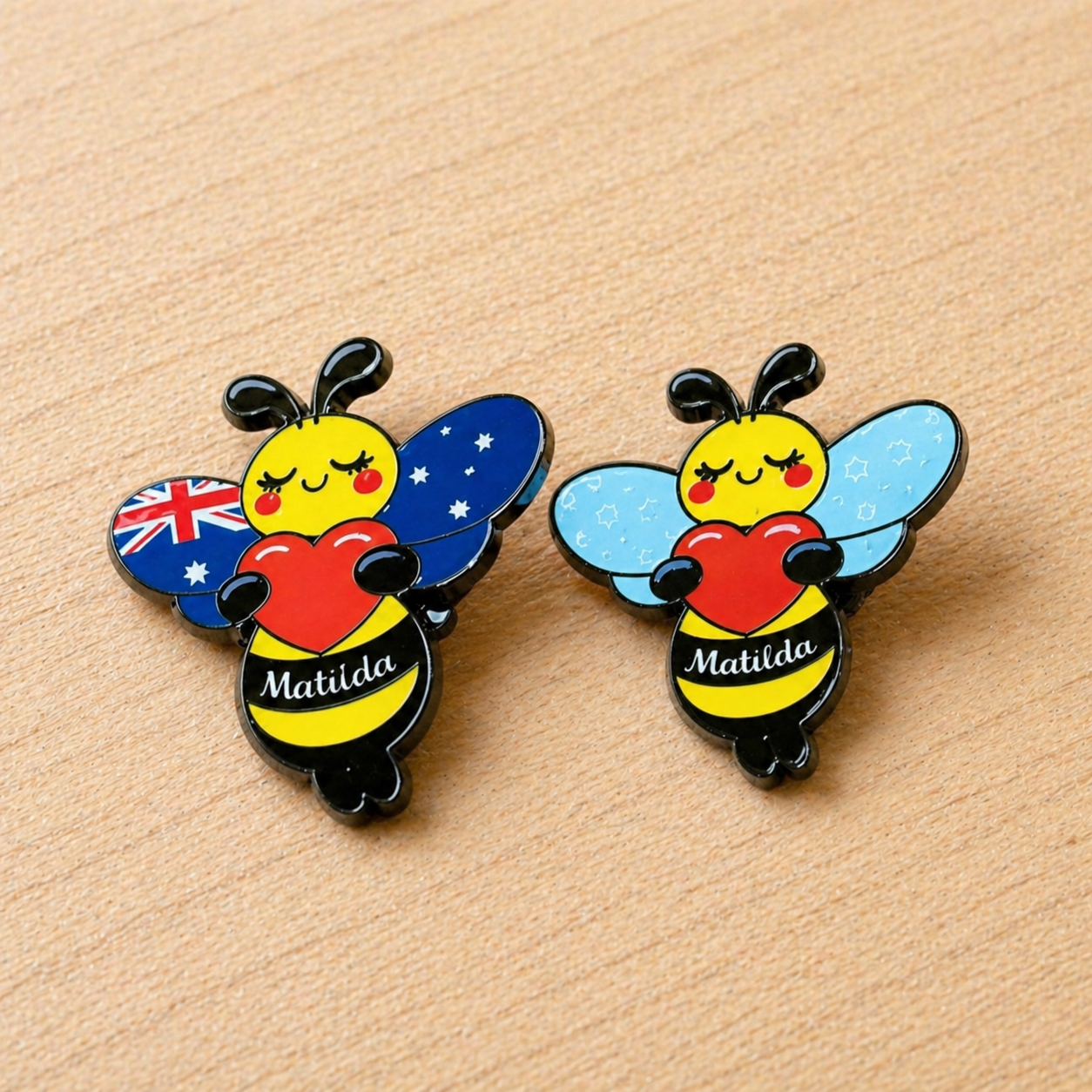 Premium Matilda Bee Lapel Pin Bundle