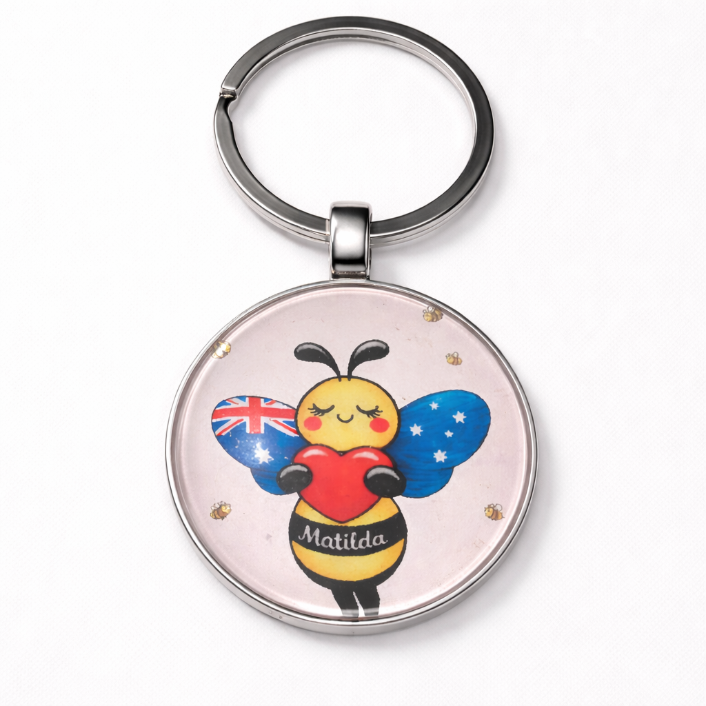 Matilda Bee Keychain – Aussie Wings Edition