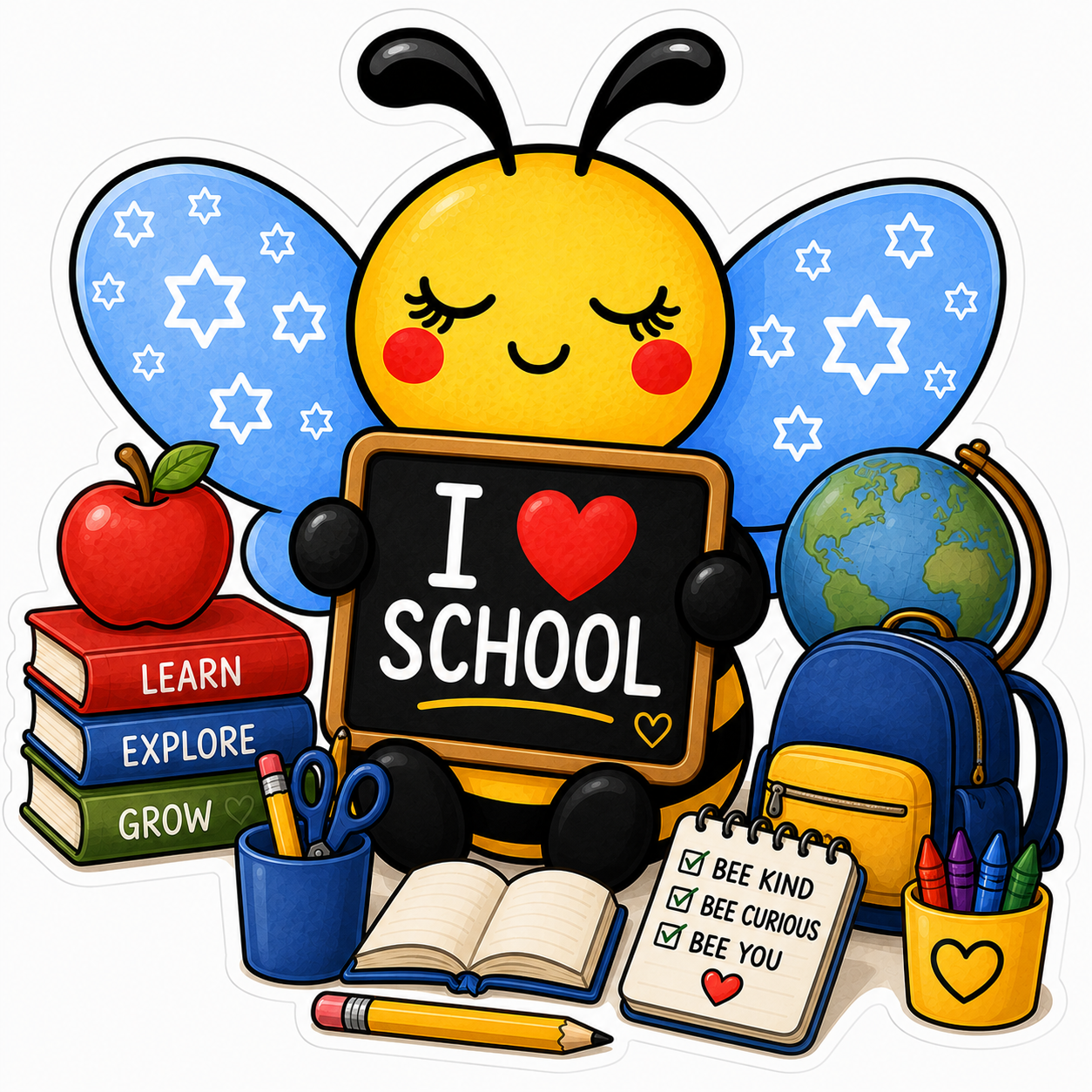 Free Matilda Bee Sticker Bundle - School Kids Edition