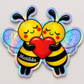 Double Bee Holographic Sticker – Star Wings Edition