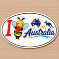 I 🐝 Australia Sticker