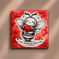 Matilda Bee Signature Premium Square Fridge Magnet - MatildaBee.org Edition