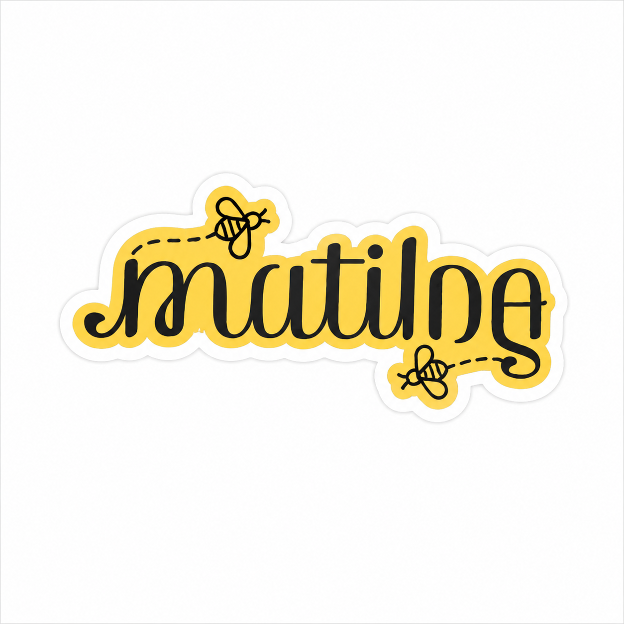 Matilda / Summer Ambigram Sticker