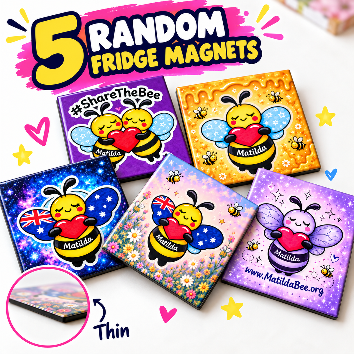 Matilda Bee Magnet Bundle