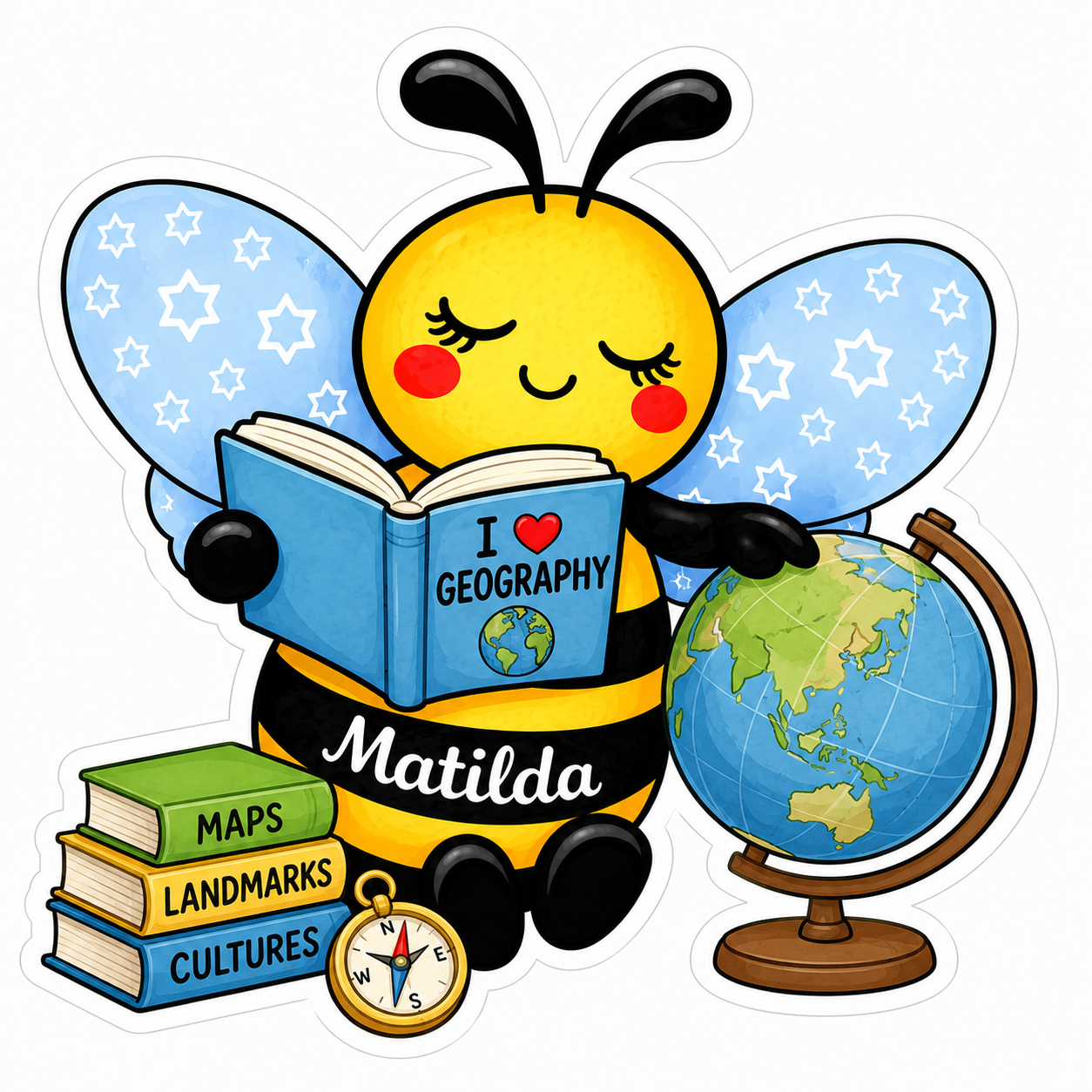 Free Matilda Bee Sticker Bundle - School Kids Edition
