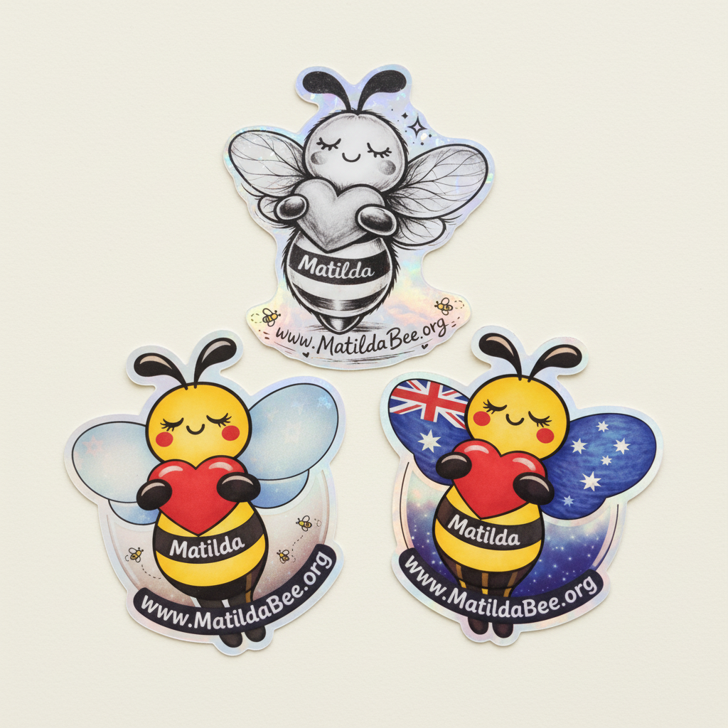 Free Matilda Bee Sticker Bundle